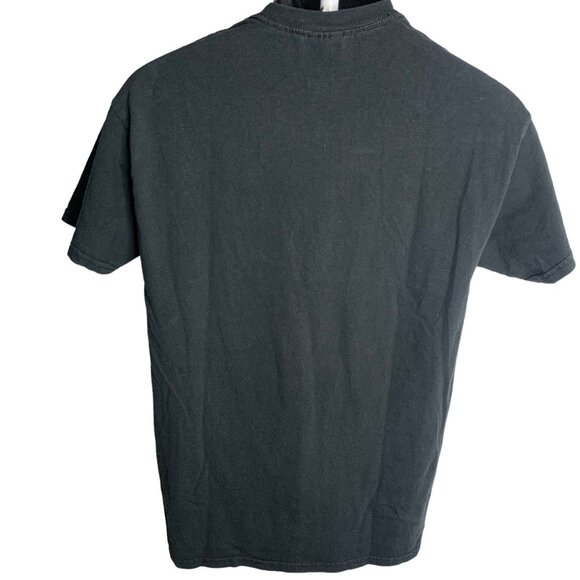 Vintage 90s Johnny Vomit RARE Band T Shirt M Black Crewneck Graphic Punk Metal - Picture 5 of 7